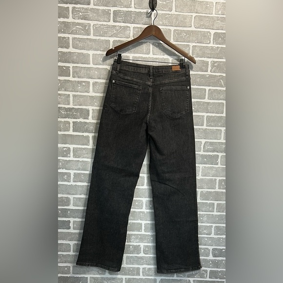 Judy Blue Black Wide Leg Button Fly Hi Waist Jeans Women’s Size 9/29 NWOT - Picture 5 of 14